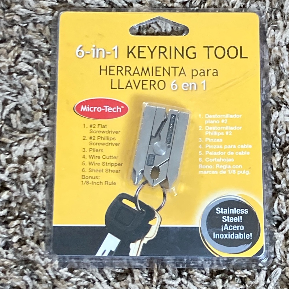 Micro-Tech 6-in-1 Keyring Tool
